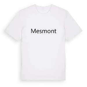 Mesmont fetstil t-shirt – ekologisk bomull t-shirt från Pinshirt