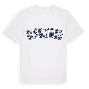 Mesnois college t-shirt – ekologisk bomull t-shirt från Pinshirt