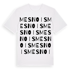 Mesnois ordlek t-shirt – ekologisk bomull t-shirt från Pinshirt