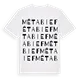 Métabief ordlek t-shirt