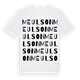 Meulson ordlek t-shirt