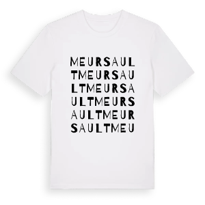 Meursault ordlek t-shirt – ekologisk bomull t-shirt från Pinshirt