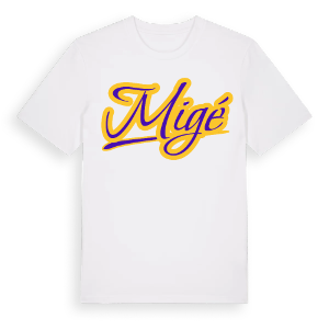 Migé baseball t-shirt – ekologisk bomull t-shirt från Pinshirt