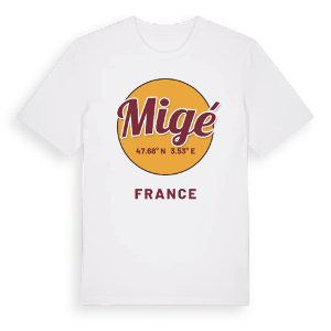 Migé cirkel t-shirt – ekologisk bomull t-shirt från Pinshirt