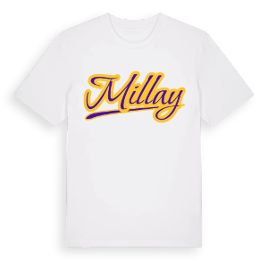 Millay baseball t-shirt – ekologisk bomull t-shirt från Pinshirt