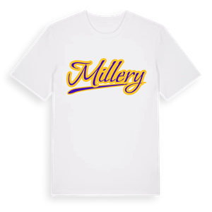 Millery baseball t-shirt – ekologisk bomull t-shirt från Pinshirt