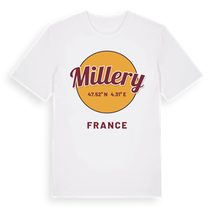 Millery cirkel t-shirt – ekologisk bomull t-shirt från Pinshirt