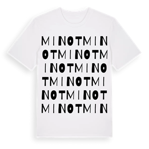Minot ordlek t-shirt – ekologisk bomull t-shirt från Pinshirt