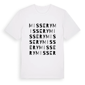 Missery ordlek t-shirt – ekologisk bomull t-shirt från Pinshirt