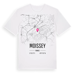 Moissey karta t-shirt – ekologisk bomull t-shirt från Pinshirt