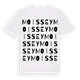 Moissey ordlek t-shirt