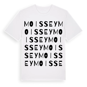 Moissey ordlek t-shirt – ekologisk bomull t-shirt från Pinshirt