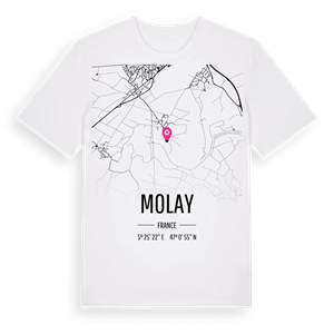 Molay karta t-shirt – ekologisk bomull t-shirt från Pinshirt