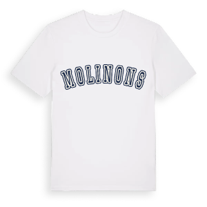 Molinons college t-shirt – ekologisk bomull t-shirt från Pinshirt