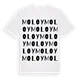 Moloy ordlek t-shirt