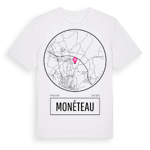 Monéteau t-shirt – ekologisk bomull t-shirt från Pinshirt