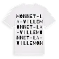 Monnet-la-Ville ordlek t-shirt