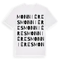 Monnières ordlek t-shirt