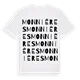 Monnières ordlek t-shirt