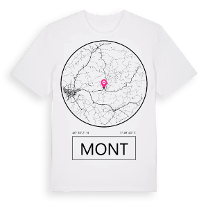 Mont t-shirt – ekologisk bomull t-shirt från Pinshirt