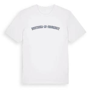 Montagna-le-Reconduit college t-shirt – ekologisk bomull t-shirt från Pinshirt