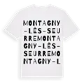 Montagny-lès-Seurre ordlek t-shirt