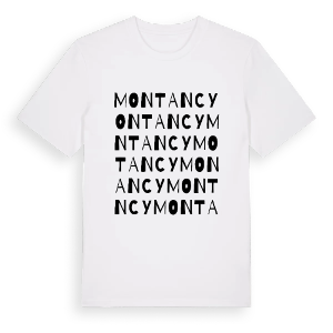 Montancy ordlek t-shirt – ekologisk bomull t-shirt från Pinshirt