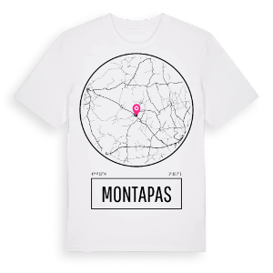 Montapas t-shirt – ekologisk bomull t-shirt från Pinshirt