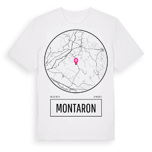 Montaron t-shirt – ekologisk bomull t-shirt från Pinshirt