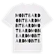Montbard ordlek t-shirt