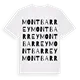 Montbarrey ordlek t-shirt
