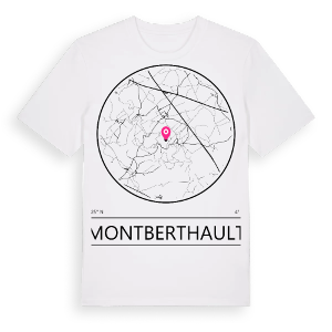 Montberthault t-shirt – ekologisk bomull t-shirt från Pinshirt