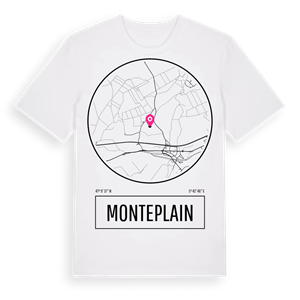 Monteplain t-shirt – ekologisk bomull t-shirt från Pinshirt