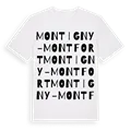 Montigny-Montfort ordlek t-shirt