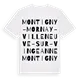 Montigny-Mornay-Villeneuve-sur-Vingeanne ordlek t-shirt