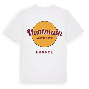Montmain cirkel t-shirt – ekologisk bomull t-shirt från Pinshirt