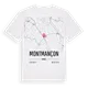 Montmançon karta t-shirt