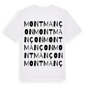 Montmançon ordlek t-shirt – ekologisk bomull t-shirt från Pinshirt