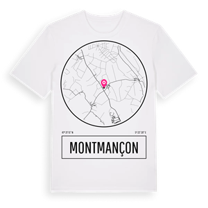 Montmançon t-shirt – ekologisk bomull t-shirt från Pinshirt