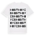 Montmoyen ordlek t-shirt