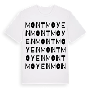 Montmoyen ordlek t-shirt – ekologisk bomull t-shirt från Pinshirt