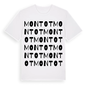 Montot ordlek t-shirt – ekologisk bomull t-shirt från Pinshirt