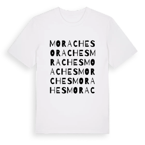 Moraches ordlek t-shirt – ekologisk bomull t-shirt från Pinshirt