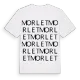 Morlet ordlek t-shirt