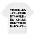 Mournans-Charbonny ordlek t-shirt