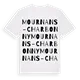 Mournans-Charbonny ordlek t-shirt