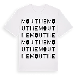 Mouthe ordlek t-shirt – ekologisk bomull t-shirt från Pinshirt