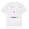 Moutiers-Saint-Jean karta t-shirt
