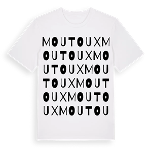 Moutoux ordlek t-shirt – ekologisk bomull t-shirt från Pinshirt