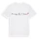 Mussy-la-Fosse hjärta t-shirt